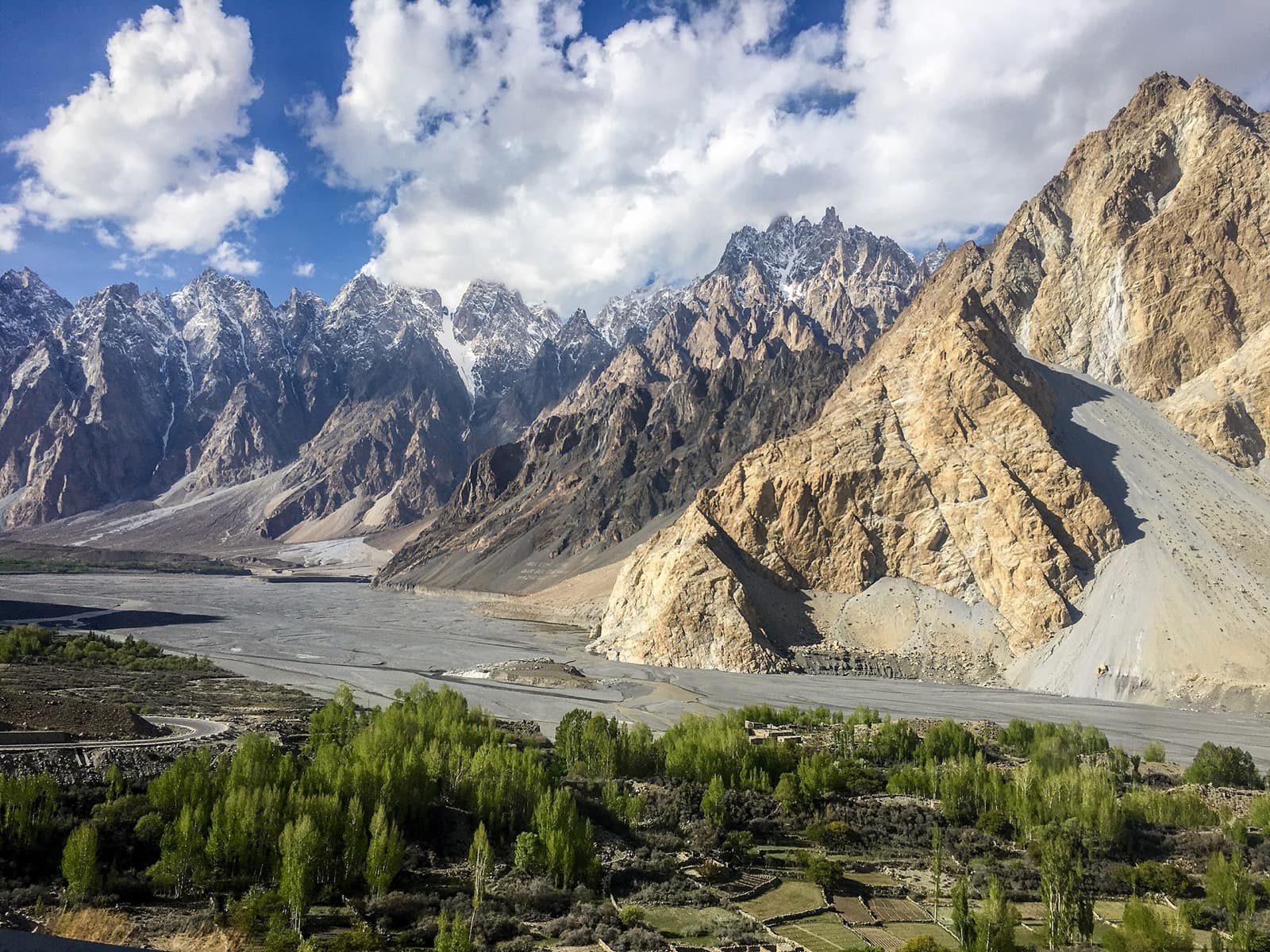The Passu Cones above the Hunza River